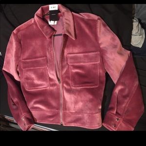 Nine West Cropped Velvet Jacket